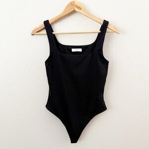 BOBATON x ARITZIA | Black Tank Swimsuit Thong Double Thick Sleeveless | Medium